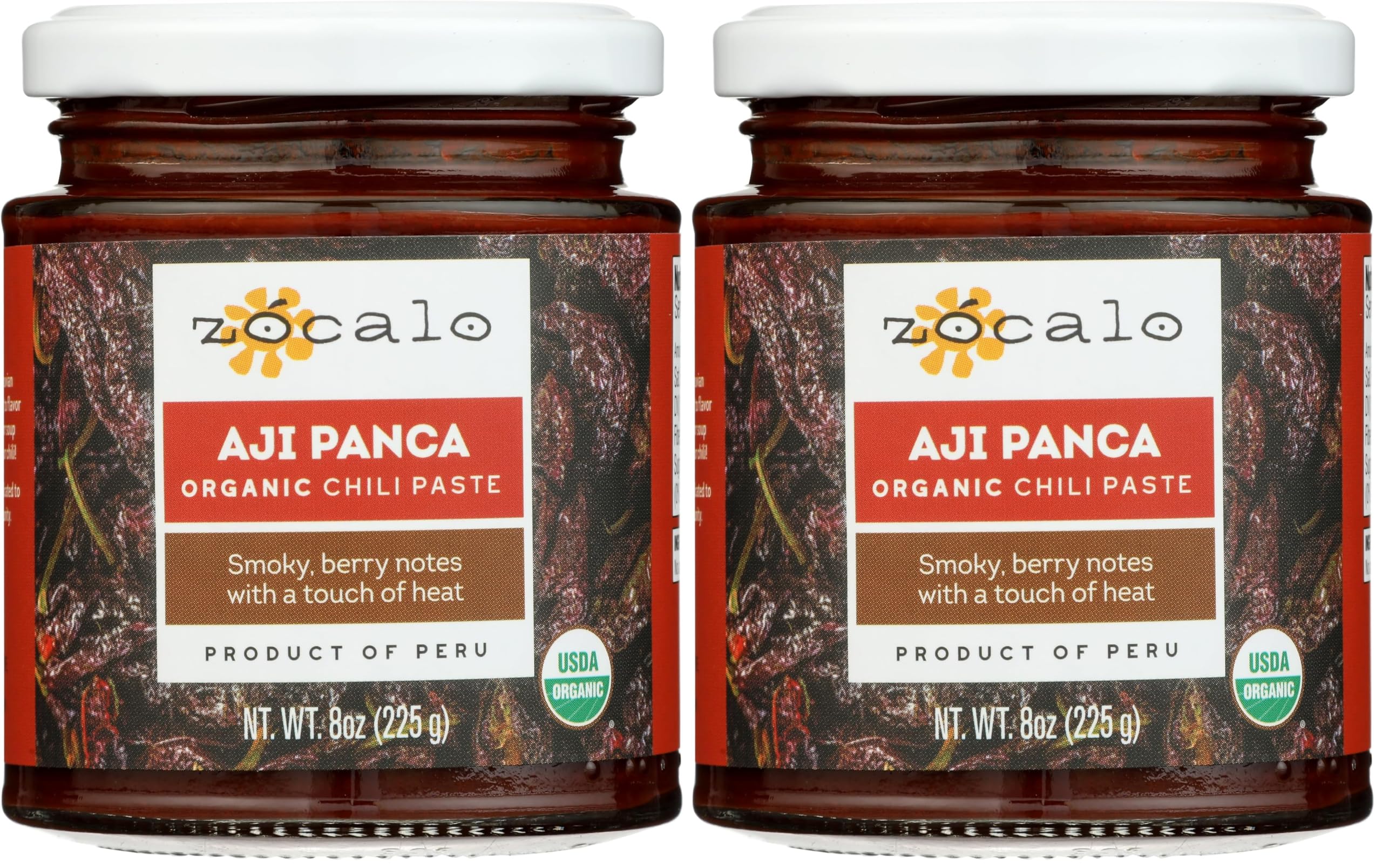 Zócalo Peru Organic Aji Panca Paste, 8 Ounce (Pack of 2) | Grocery